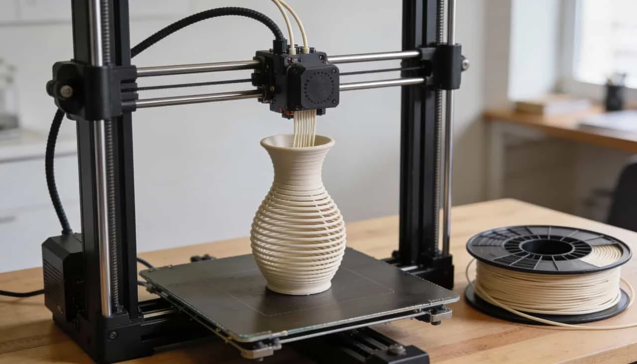 Decoração Sustentável: Crie Vasos 3D Incríveis e Ecológicos com Materiais Biodegradáveis e Design Inteligente