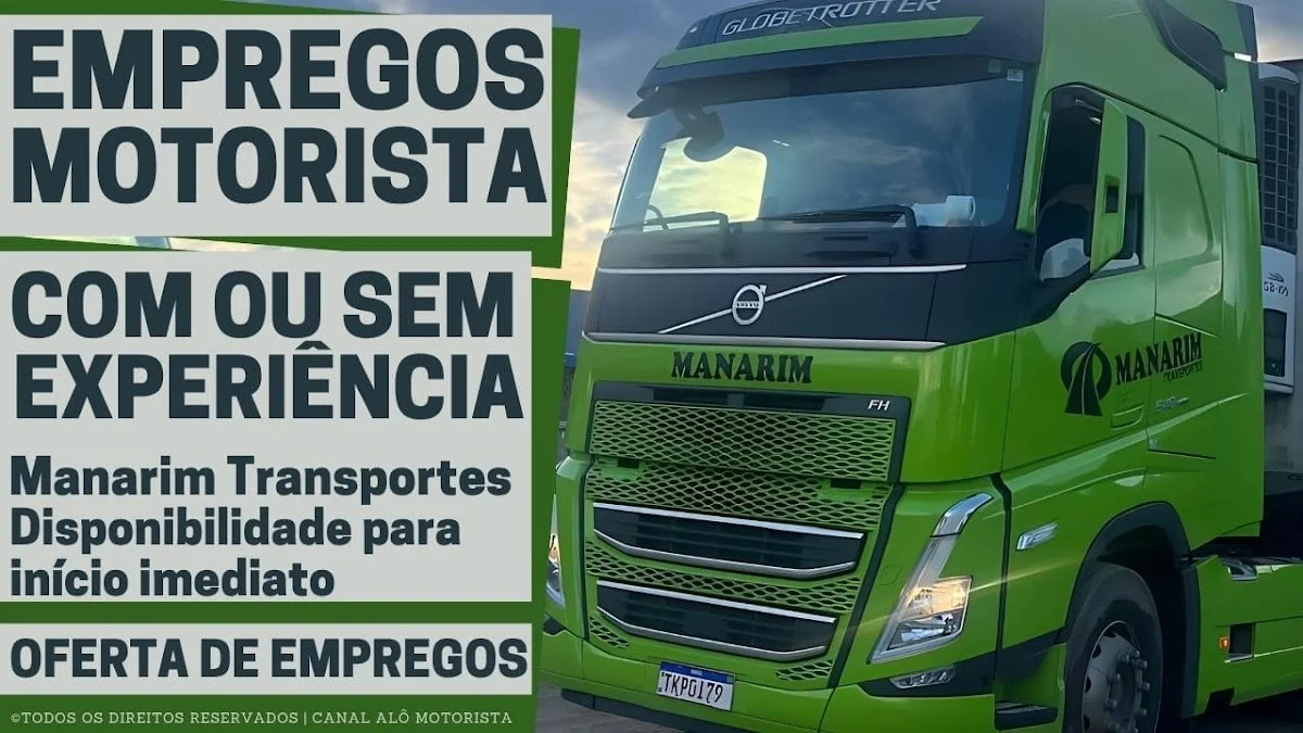 Manarim Transportes Abre Vagas para Motoristas Categoria E em Itupeva e Jundiaí: Oportunidades com e Sem Experiência