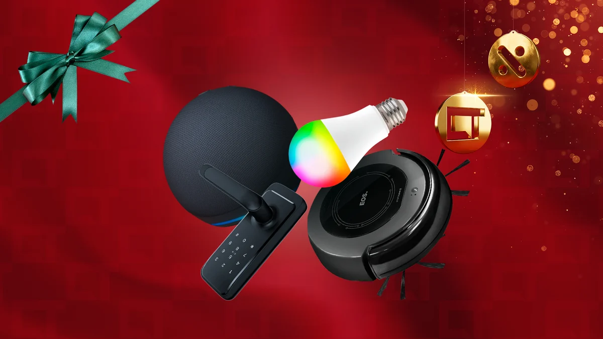 Natal 2025: 4 Ideias de Presentes Inteligentes para Conectar e Automatizar sua Casa, Oferecendo Conforto e Economia de Tempo