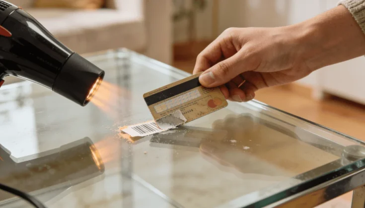 Truque de Cartão de Crédito: A Solução Simples e Econômica para Remover Adesivos de Vidros Sem Danificar